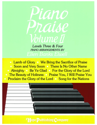 Book cover for Piano Praise II-Digital Download