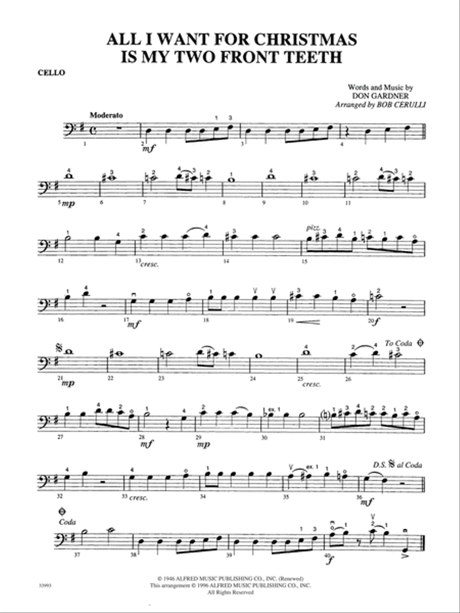 Classics for a Christmas Pops, Level 1: Cello String Orchestra scores gallery preview page 2