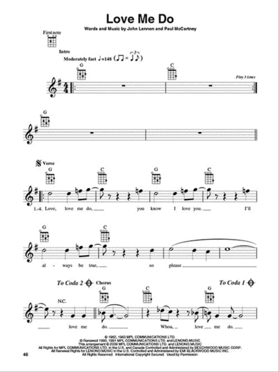 The Beatles for Ukulele Ukulele scores gallery preview page 5