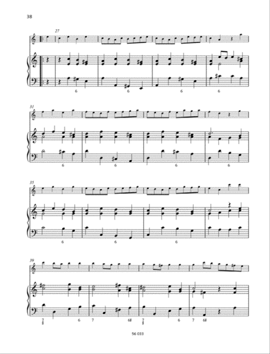Sonata C major, Op. 3 No. 1 Alto Recorder scores gallery preview page 3