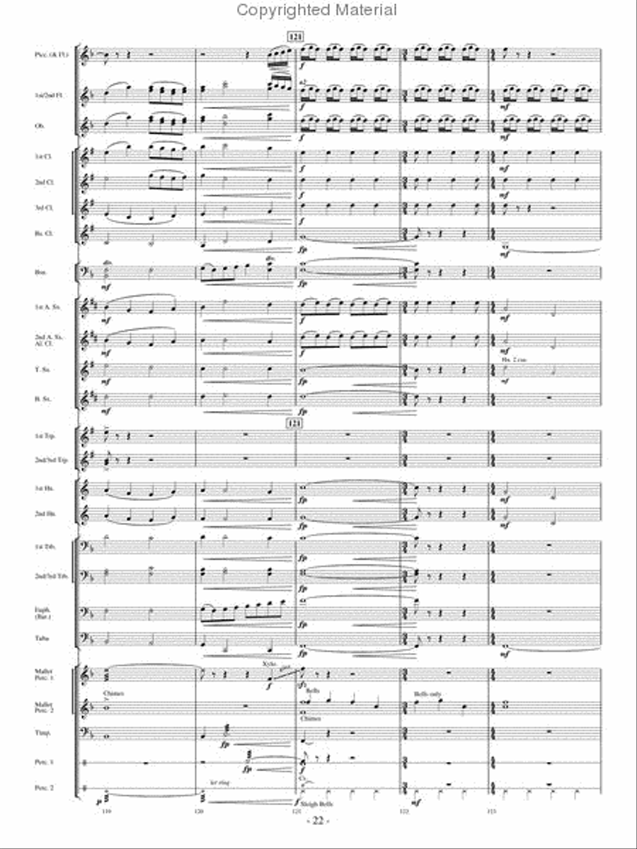 High Country Celebration Concert Band scores gallery preview page 21
