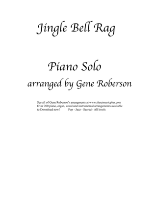 Jingle Bell Rag Piano Solo