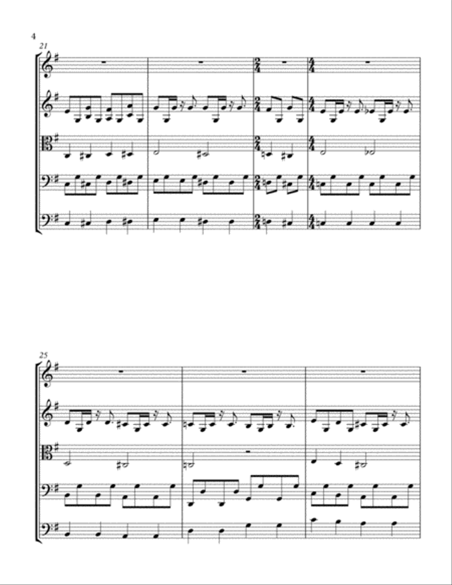 Blackbird Blackbird String Orchestra scores gallery preview page 5