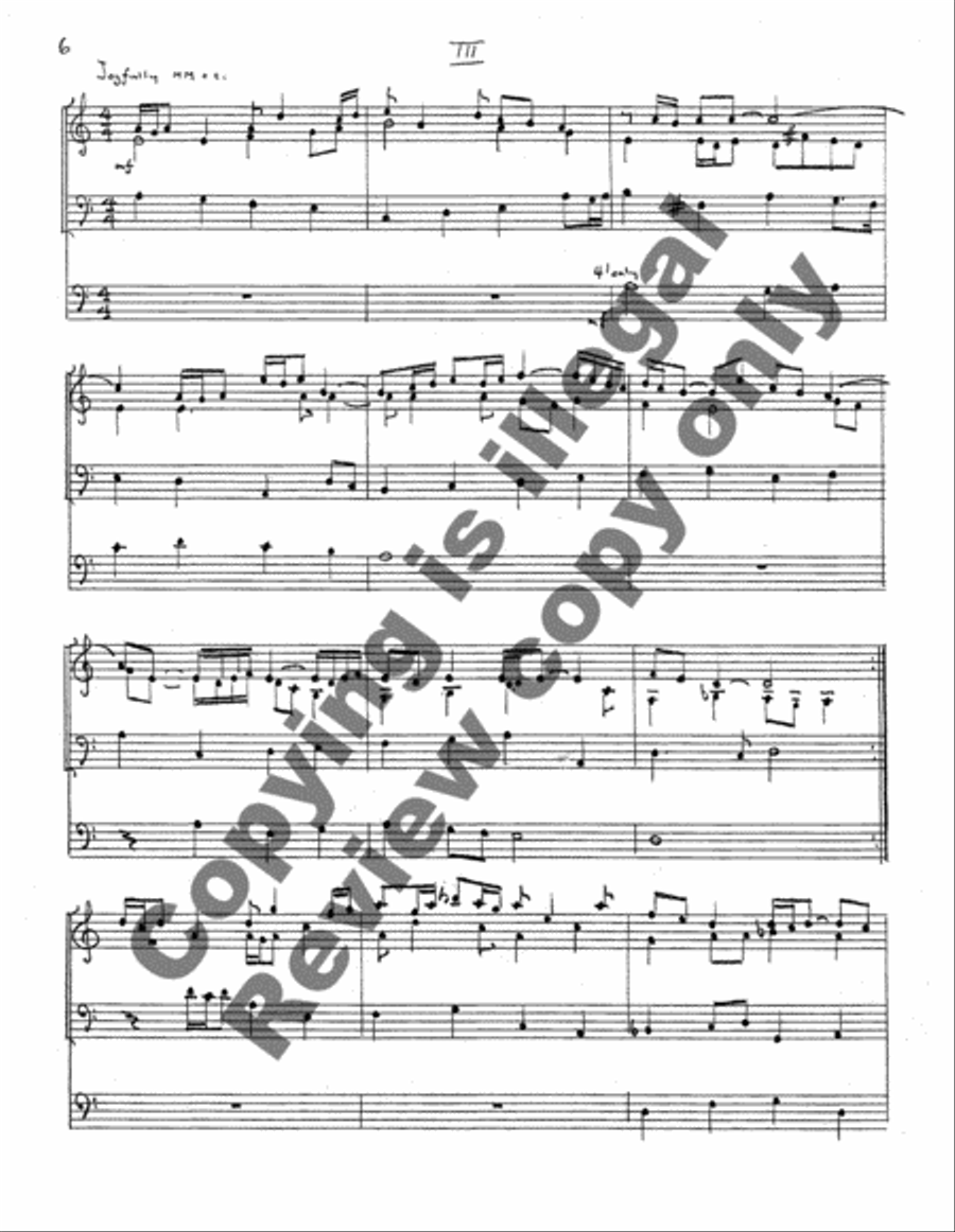 Christ Jesus Lay in Death's Strong Bands Organ scores gallery preview page 8