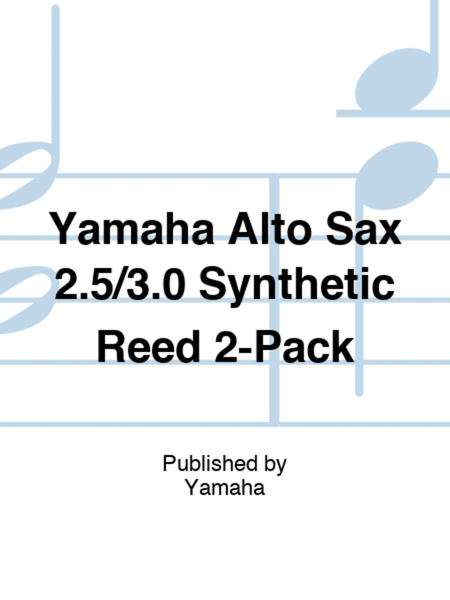 Yamaha Alto Sax 2.5/3.0 Synthetic Reed 2-Pack