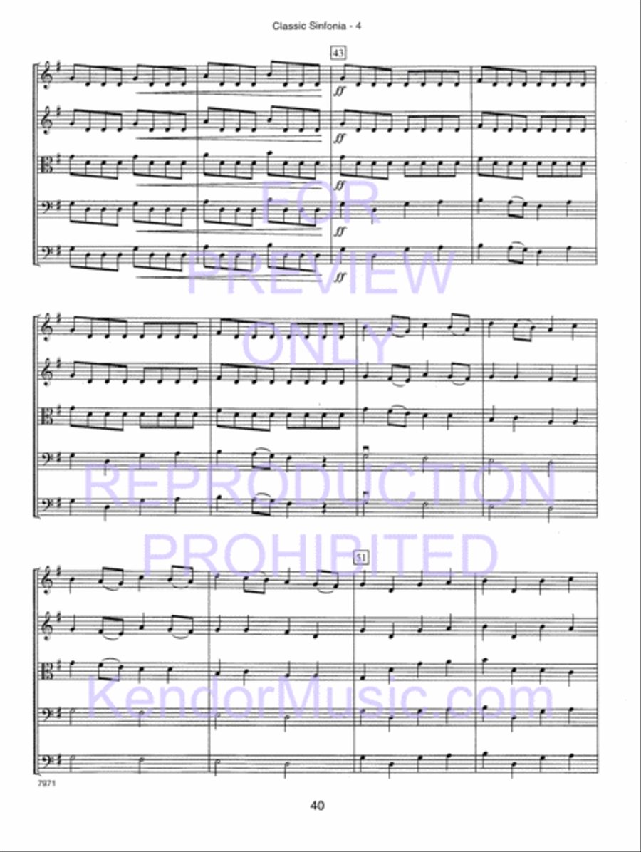 Kendor Concert Favorites , Volume 1 (Score) - with MP3s String Orchestra scores gallery preview page 101
