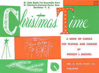 Book cover for Christmas Time - 1st Ensemble Bb Book