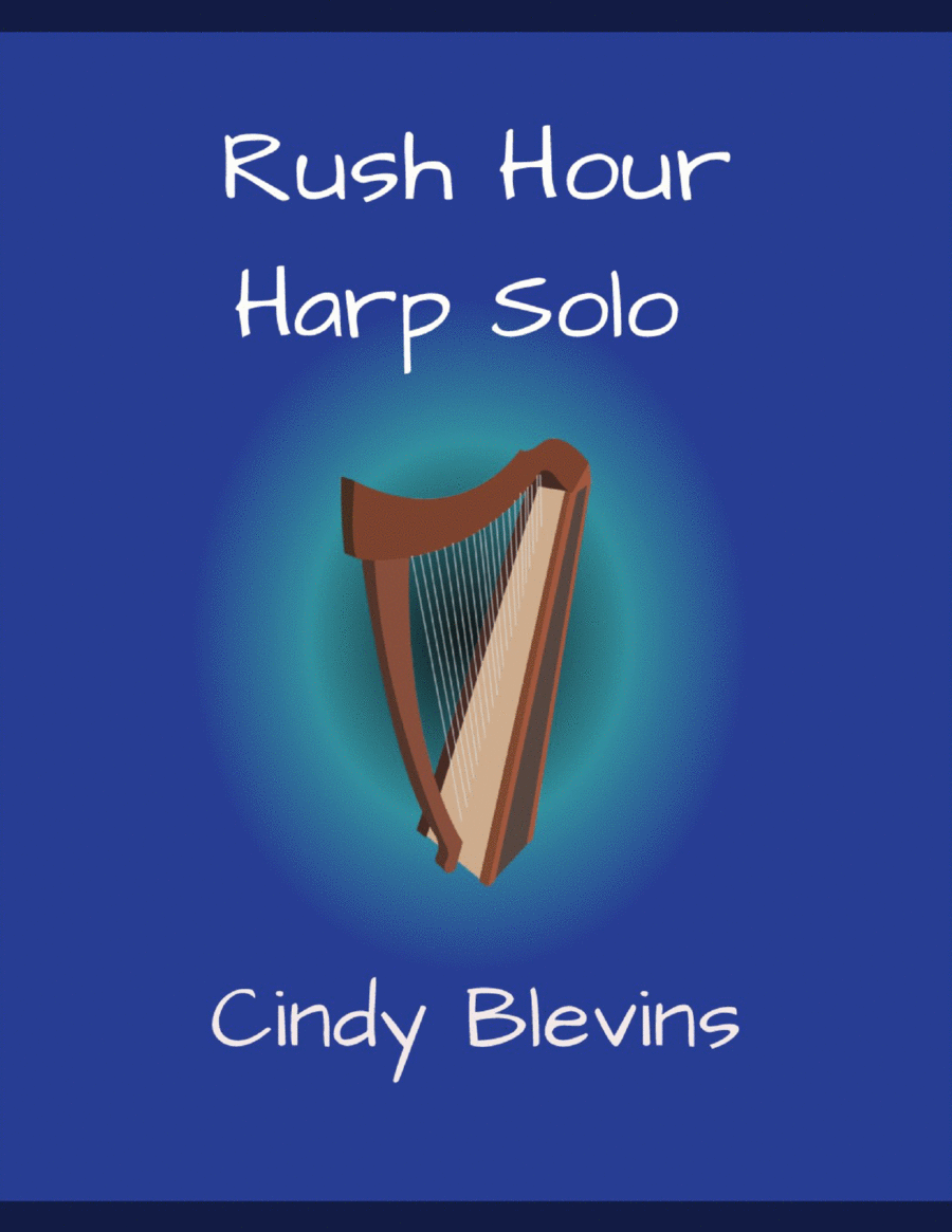 Rush Hour, original solo for Lever or Pedal Harp Pedal Harp scores gallery preview page 1