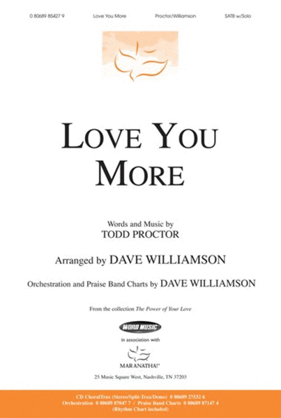 Love You More - CD ChoralTrax