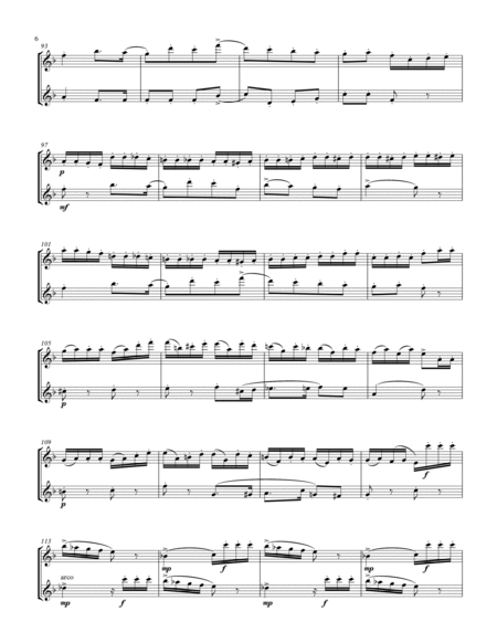 Miniature Overture Flute Duet-Score and Parts image number null