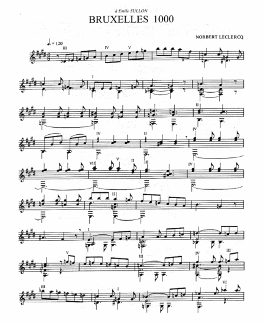 Bruxelles 1000 Acoustic Guitar scores gallery preview page 2