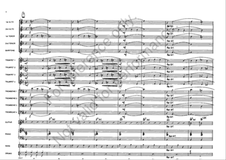 Thoughts of You Thoughts of You Jazz Ensemble scores gallery preview page 4