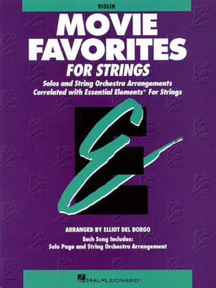 Book cover for Essential Elements Movie Favorites for Strings
