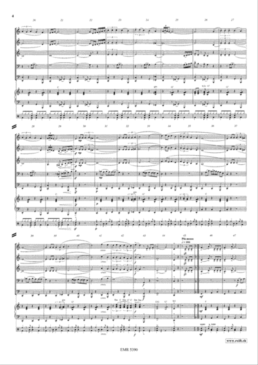 Latin Fever Woodwind Quintet scores gallery preview page 4