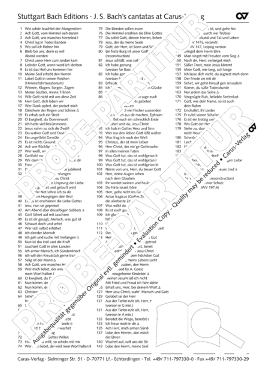 Heart and mouth and thought and action (Herz und Mund und Tat und Leben) (Herz und Mund und Tat und Leben) 4-Part scores gallery preview page 61