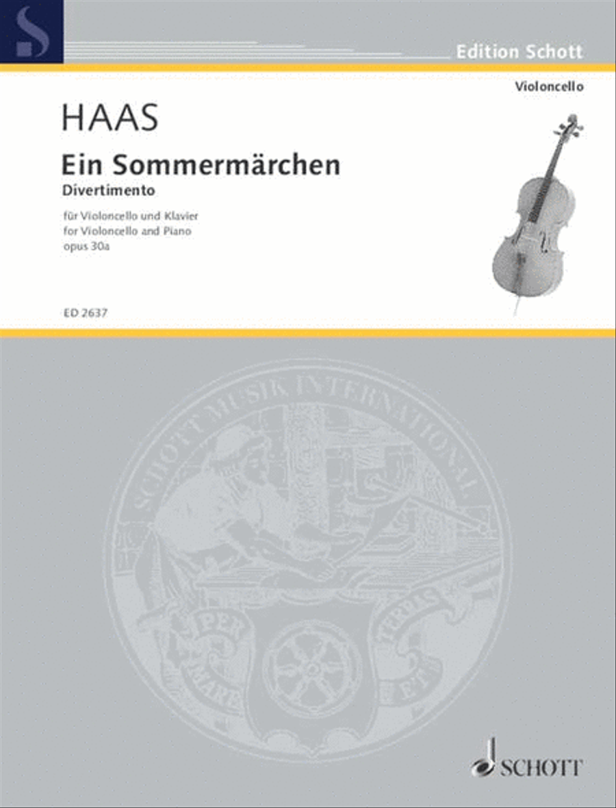 Ein Sommermärchen Cello Solo scores gallery preview page 1