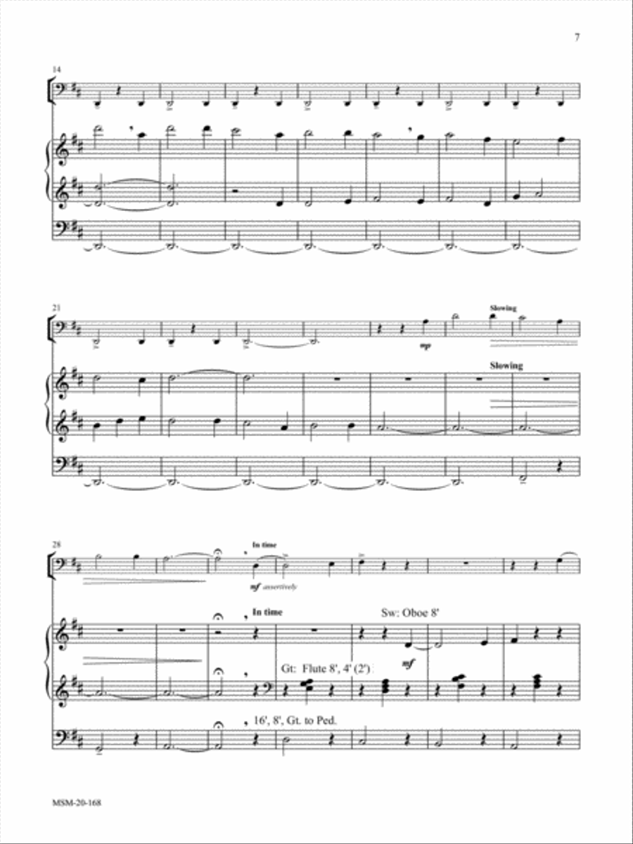 O Come, Emmanuel: Six Advent and Christmas Hymns for Cello or Viola and Organ Cello scores gallery preview page 8