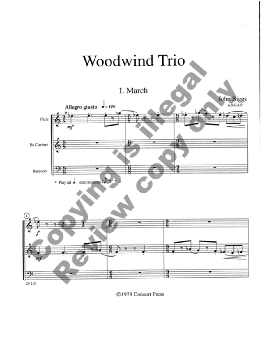 Woodwind Trio Woodwind Trio Woodwind Trio scores gallery preview page 12