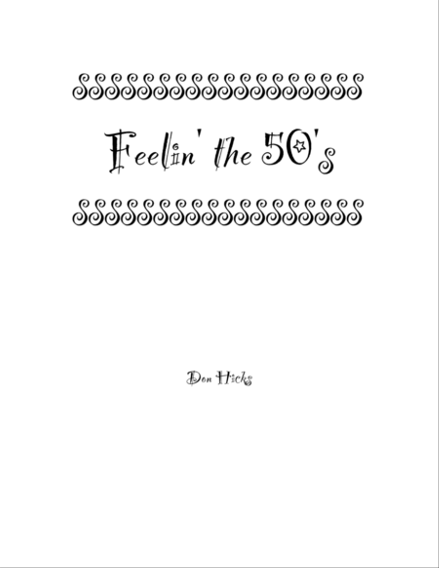 Feelin' the 50's String Orchestra scores gallery preview page 1