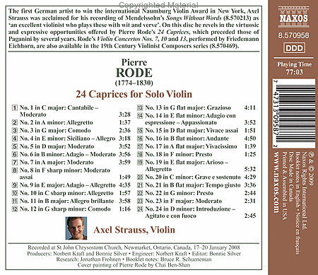 24 Caprices for Solo Violin image number null