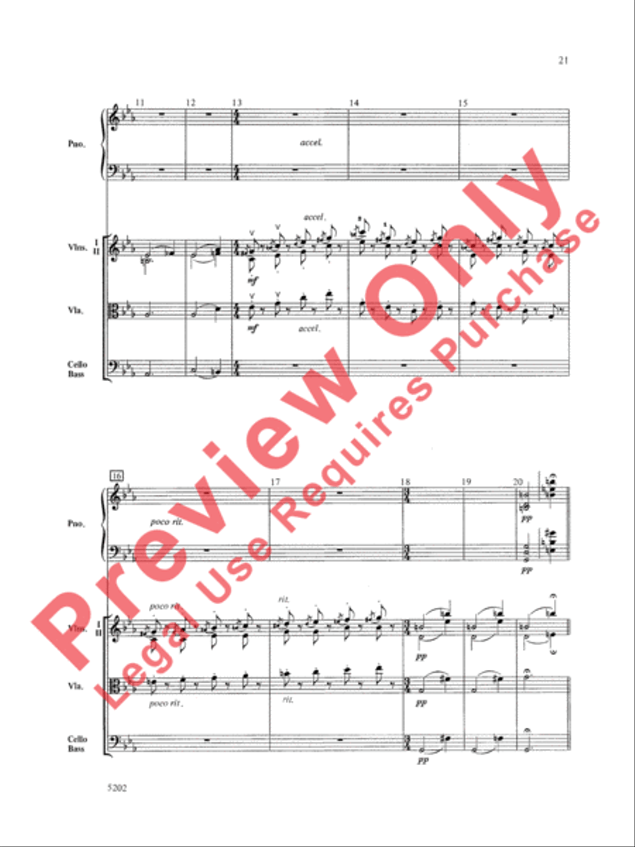 Carnival of the Animals Carnival of the Animals String Orchestra scores gallery preview page 22