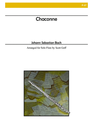 Book cover for Chaconne for Solo Flute