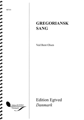 Book cover for Gregoriansk Sang