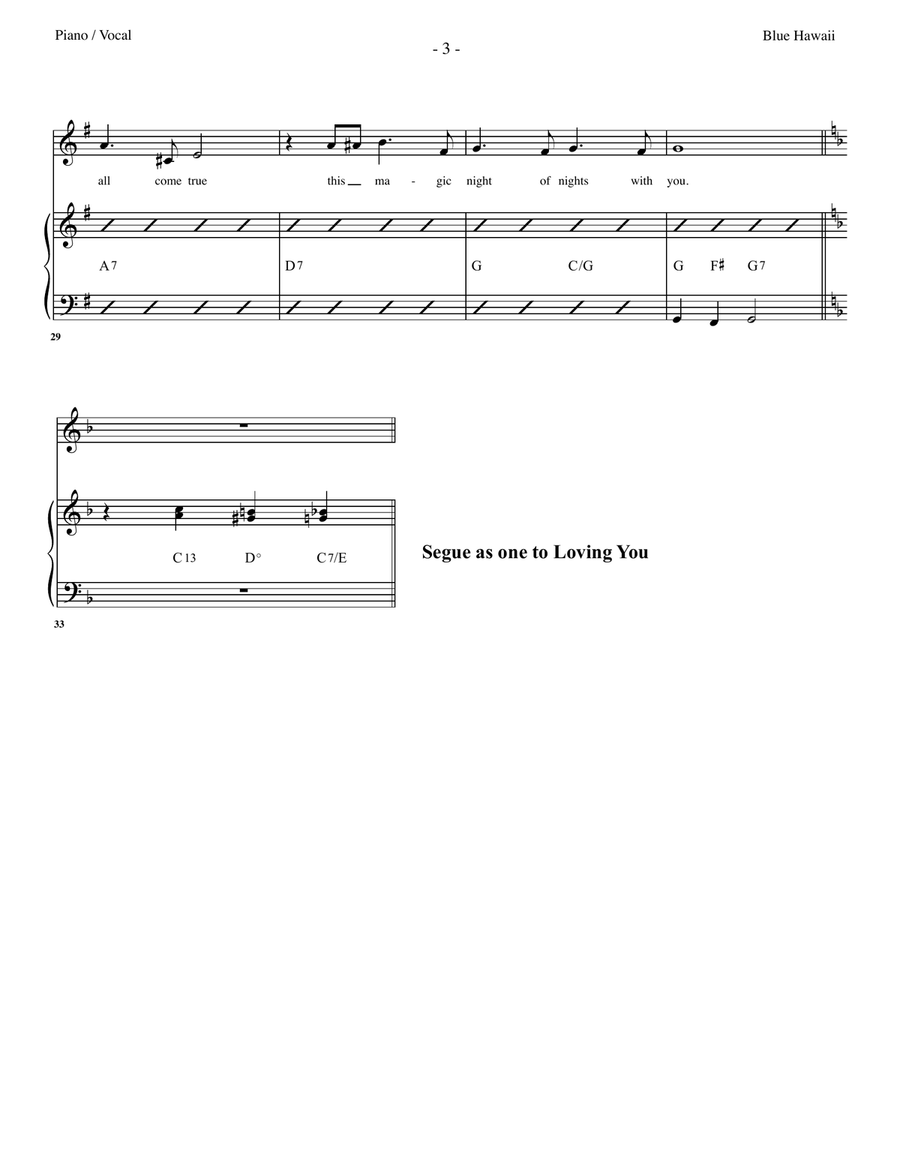 Blue Hawaii Large Ensemble scores gallery preview page 3