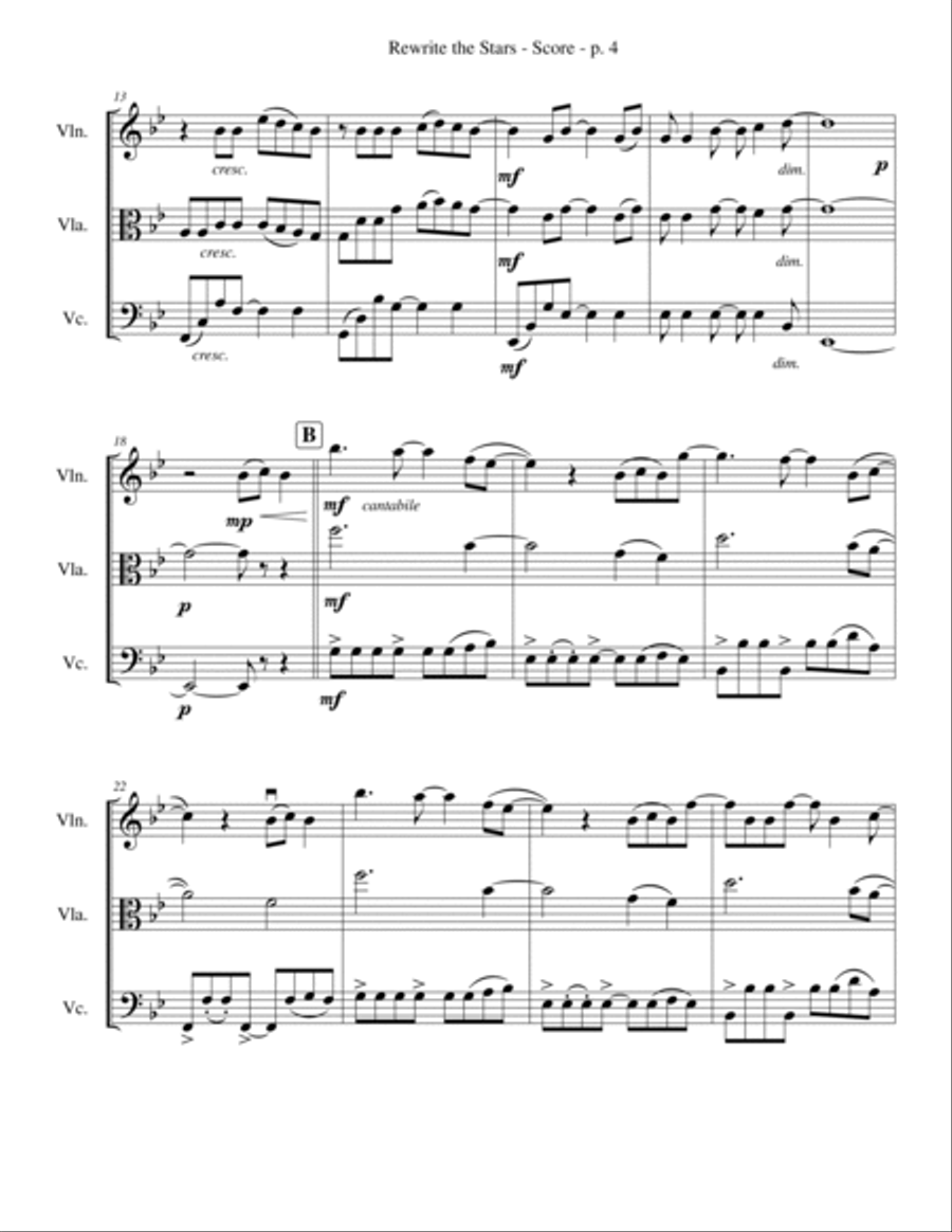Rewrite The Stars Bassoon scores gallery preview page 4