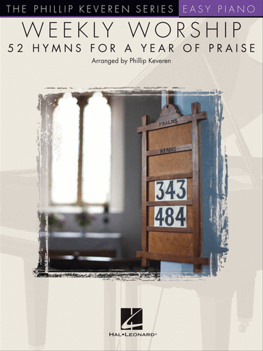 Weekly Worship – 52 Hymns for a Year of Praise Easy Piano scores gallery preview page 1