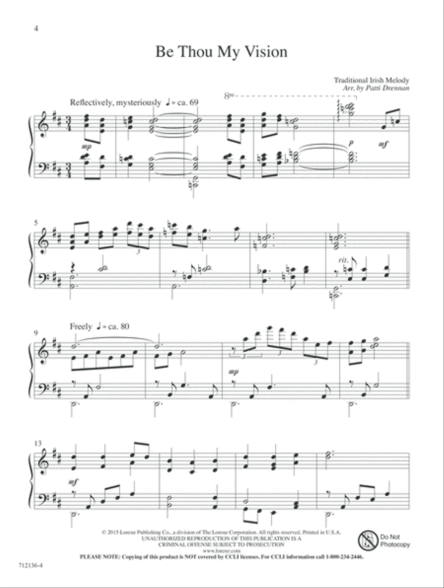High King of Heaven Piano Solo scores gallery preview page 4