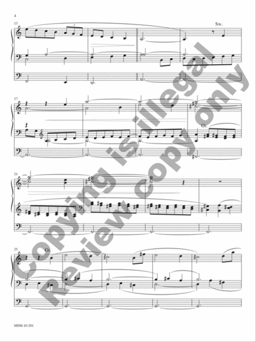 Adagietto Adagietto Organ scores gallery preview page 3