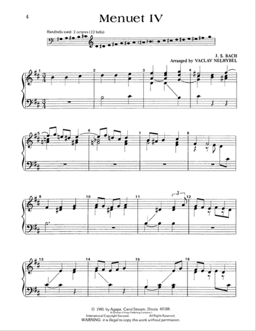 Three Menuets 2-Octaves scores gallery preview page 5