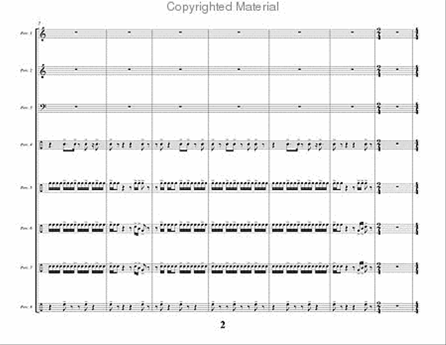 Mixtures Percussion Ensemble scores gallery preview page 3