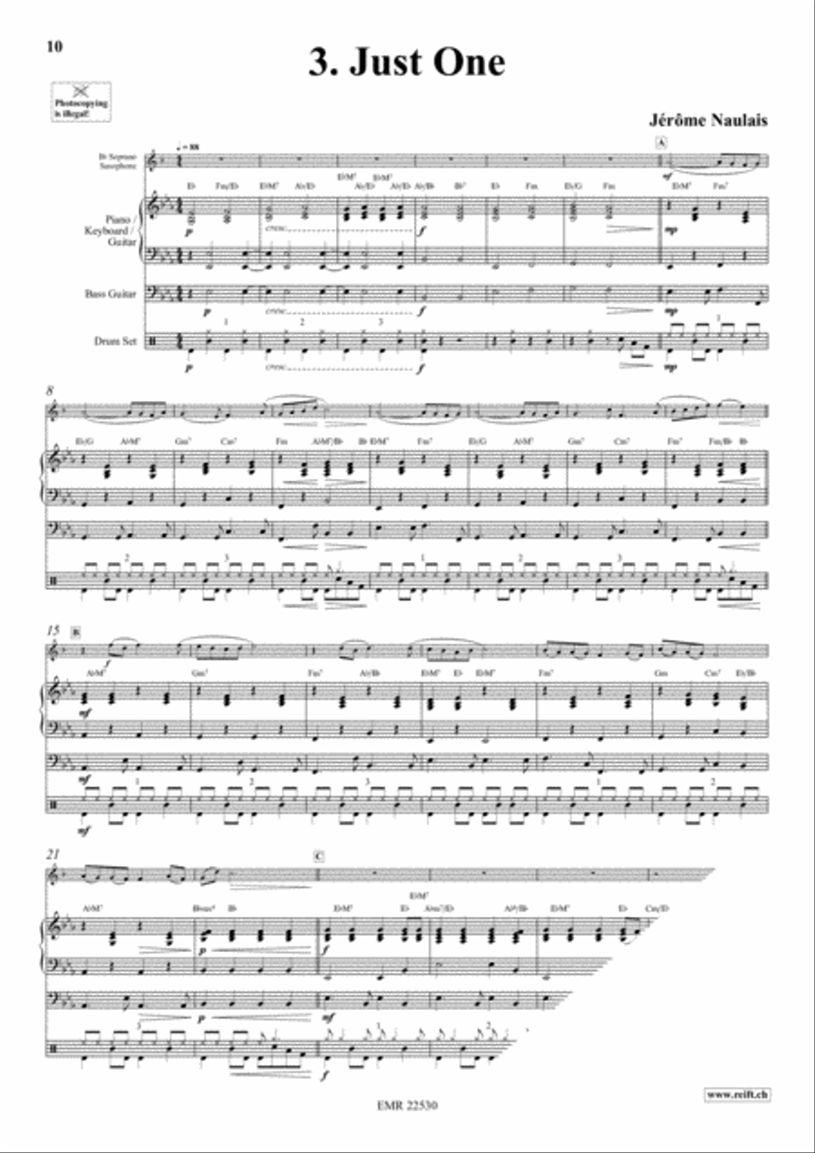 Play With Your Band Volume 3 Soprano Saxophone scores gallery preview page 5