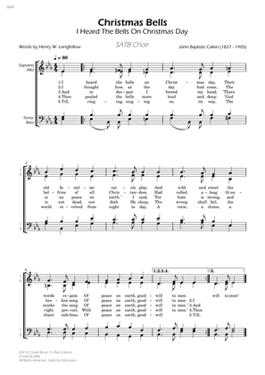 Christmas Bells - SATB Choir