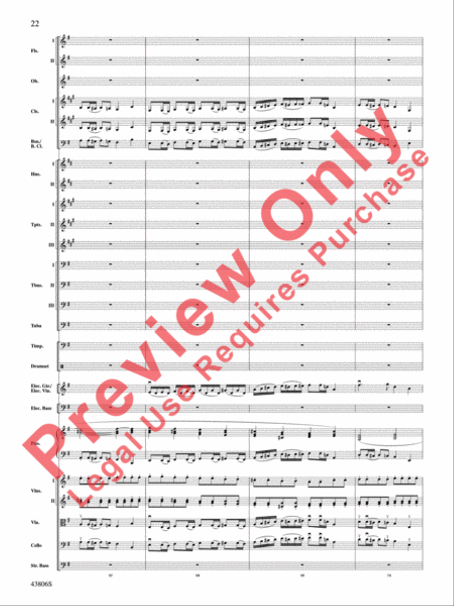 A Mad Russian's Christmas Full Orchestra scores gallery preview page 23