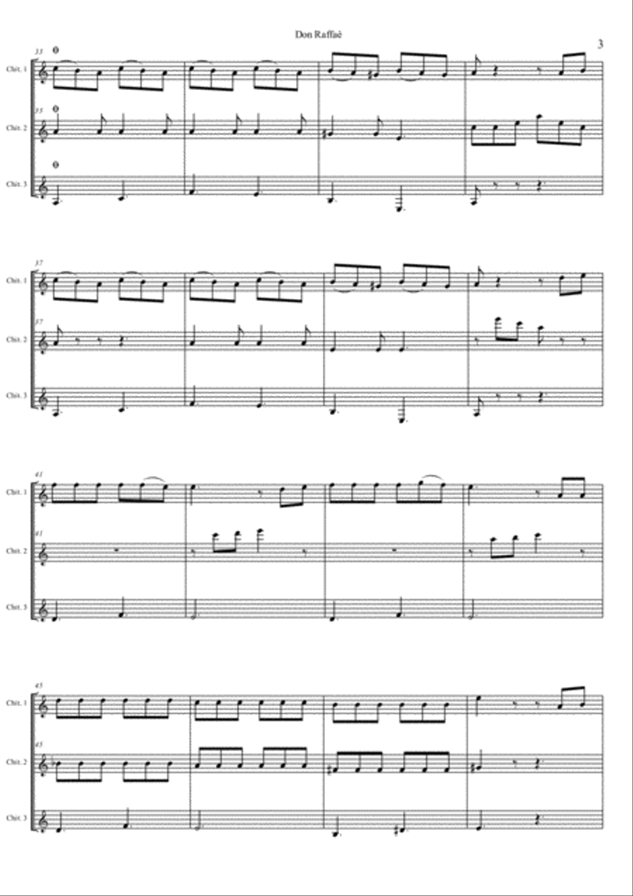 Don Raffae' Don Raffae' Guitar Solo scores gallery preview page 3