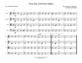 Book cover for Forty Day and Forty Nights