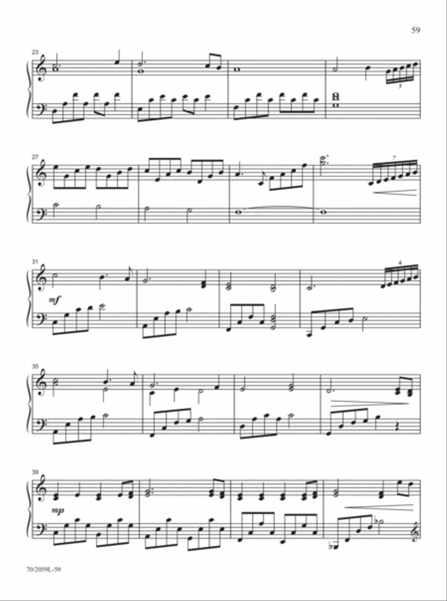 The Church Pianist's Library, Vol. 21 Piano Solo scores gallery preview page 34