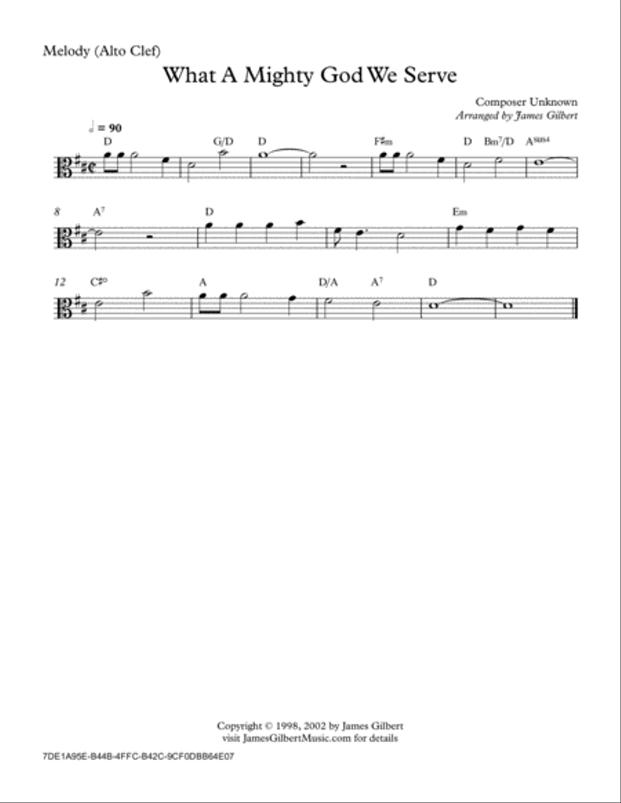 What A Mighty God We Serve Small Ensemble scores gallery preview page 3