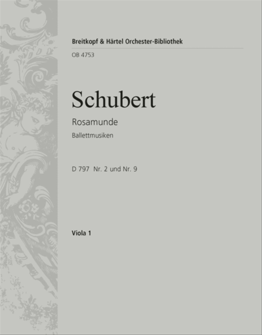 Rosamunde, Princess of Cyprus D 797 [Op. 26] by Franz Schubert Orchestra - Sheet Music