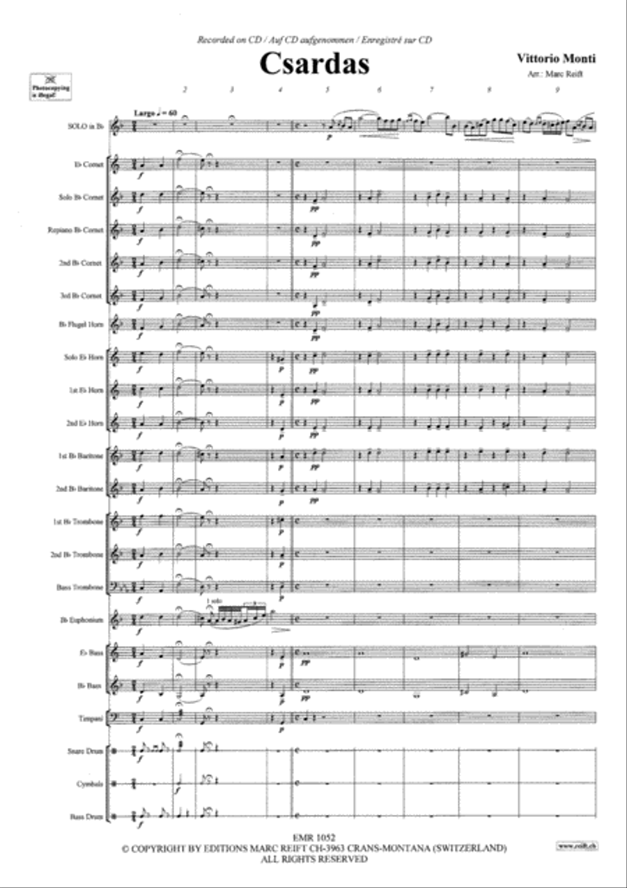 Csardas Brass Band scores gallery preview page 4