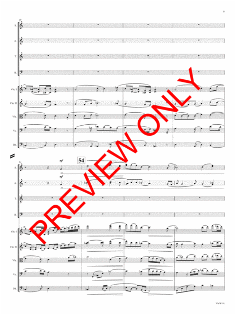 And Through the Winter 4-Part scores gallery preview page 10
