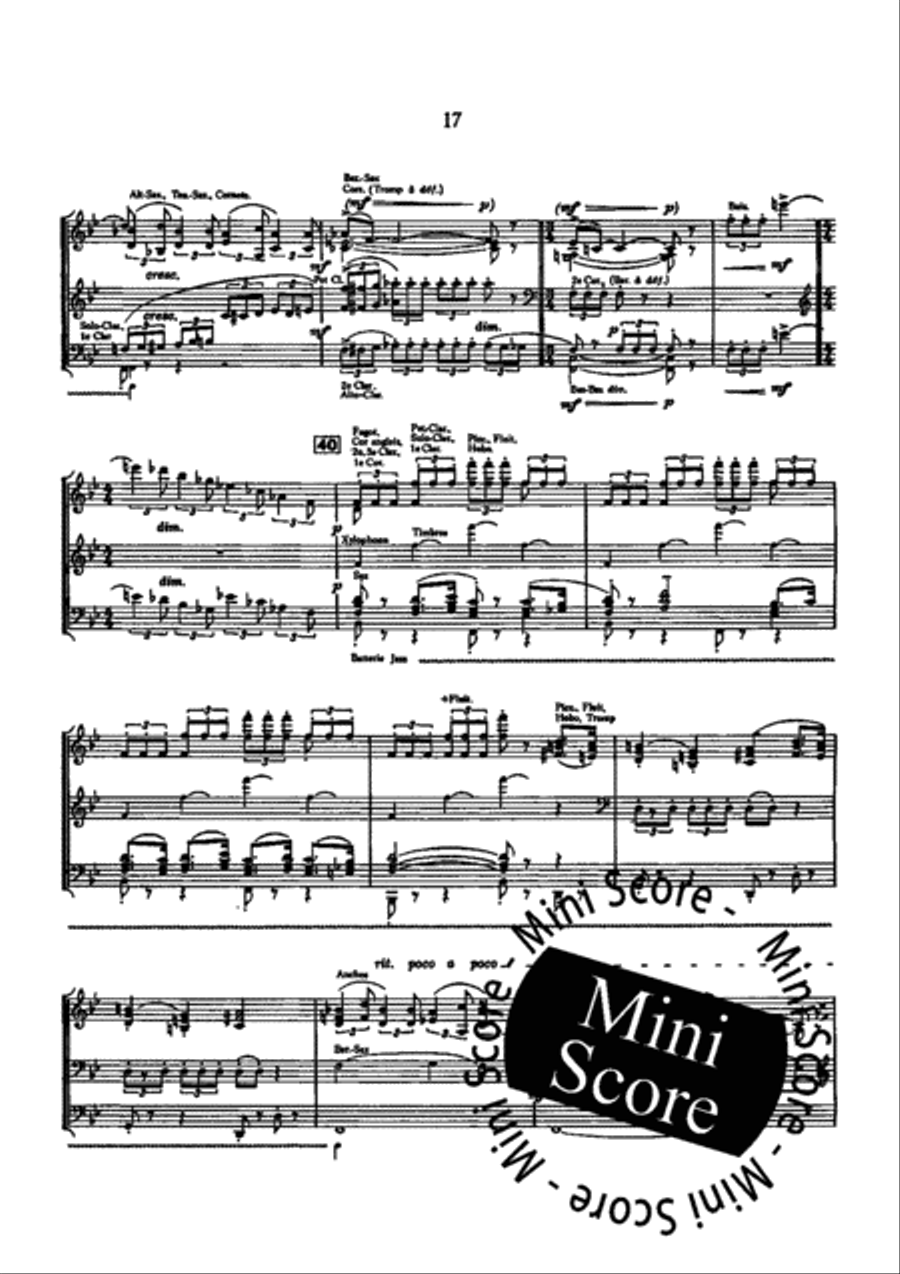 Symphonie de Paris Concert Band scores gallery preview page 21