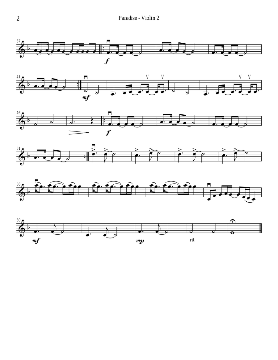 Paradise String Quartet scores gallery preview page 4