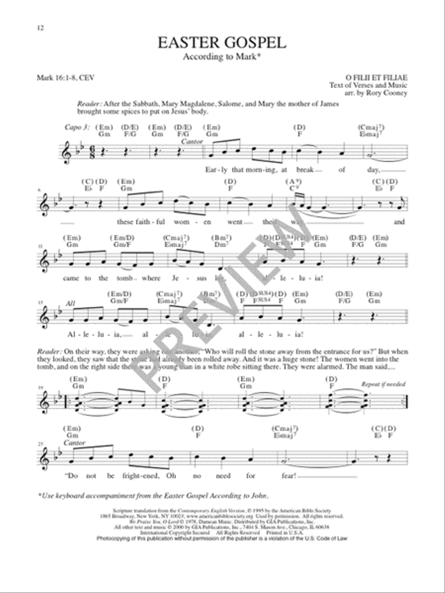 Easter Gospels Easter Gospels Flute scores gallery preview page 11