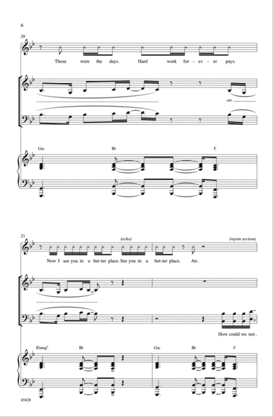 See You Again See You Again Choir scores gallery preview page 5