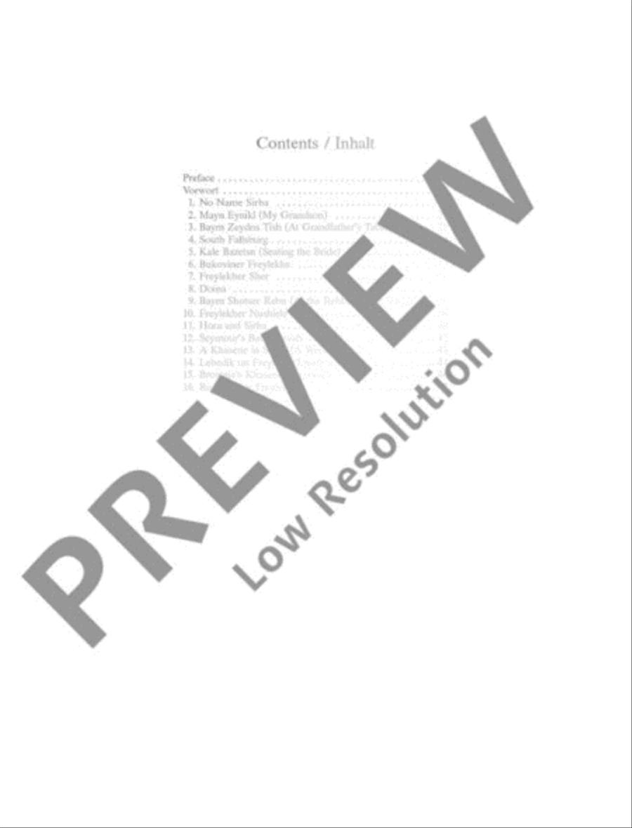 Mazltov! Clarinet scores gallery preview page 4