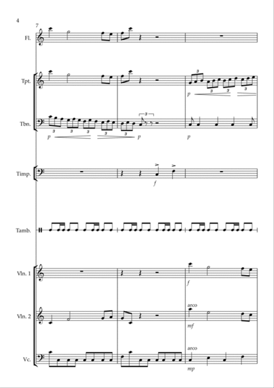 A Wild West Small Ensemble scores gallery preview page 4